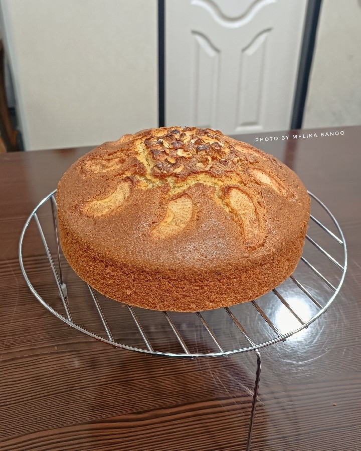 عکس کیک سیب | apple cake