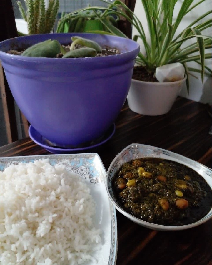 عکس چلو قرمه سبزی.