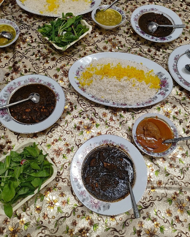 عکس سفره مهمونی