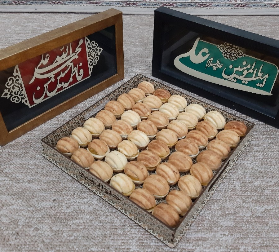 عکس حلوا سوهان و گردو روسی