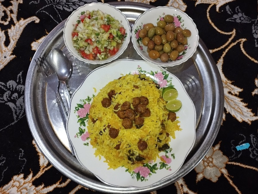 عکس کلم پلو شیرازی