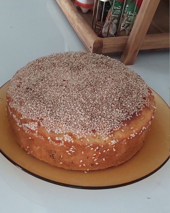 عکس کیک کنجدی