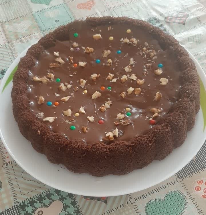 عکس کیک شکلاتی با طعم موکا