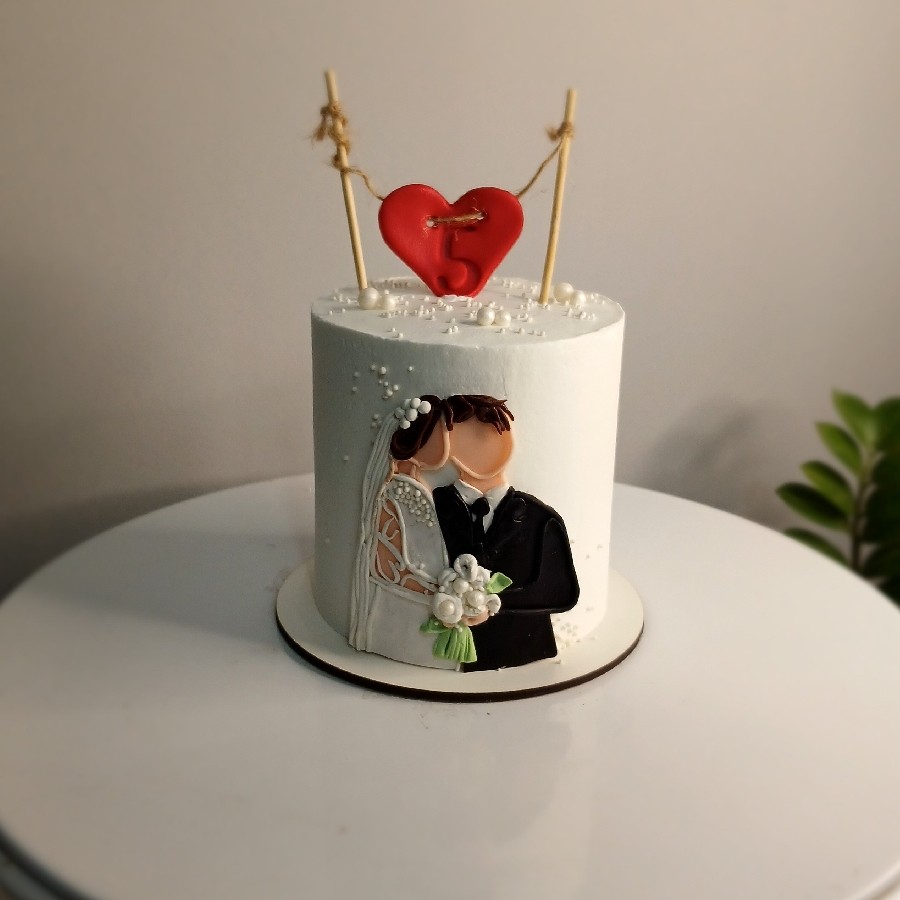 عکس کیک سفارشی سالگرد ازدواج
