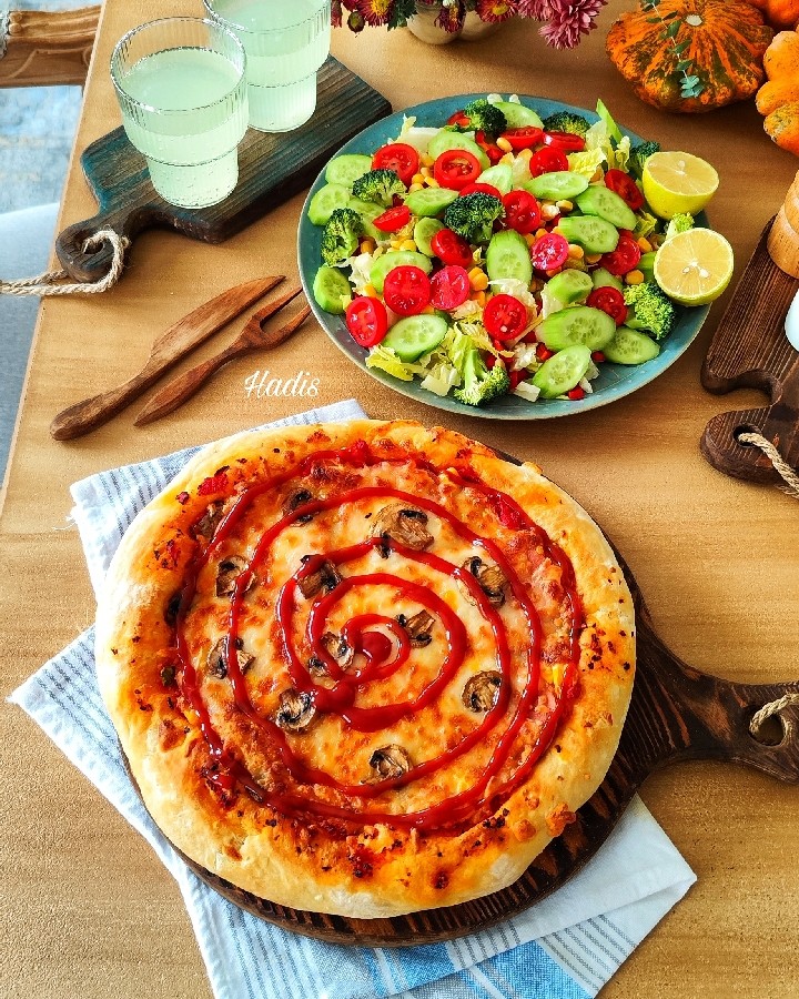 خمیر پیتزا ایتالیایی 