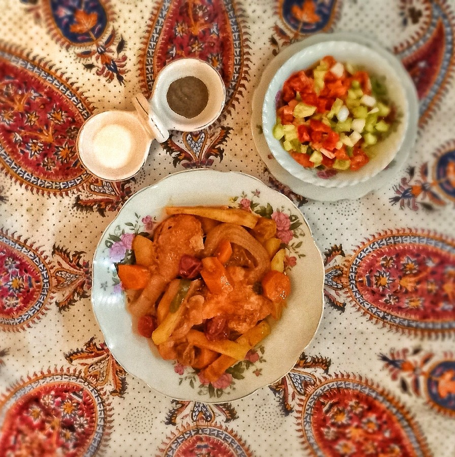 تاس کباب مرغ