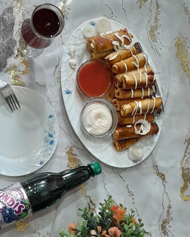 عکس یه غذای فستفودی عالی؛لقمه مرغ