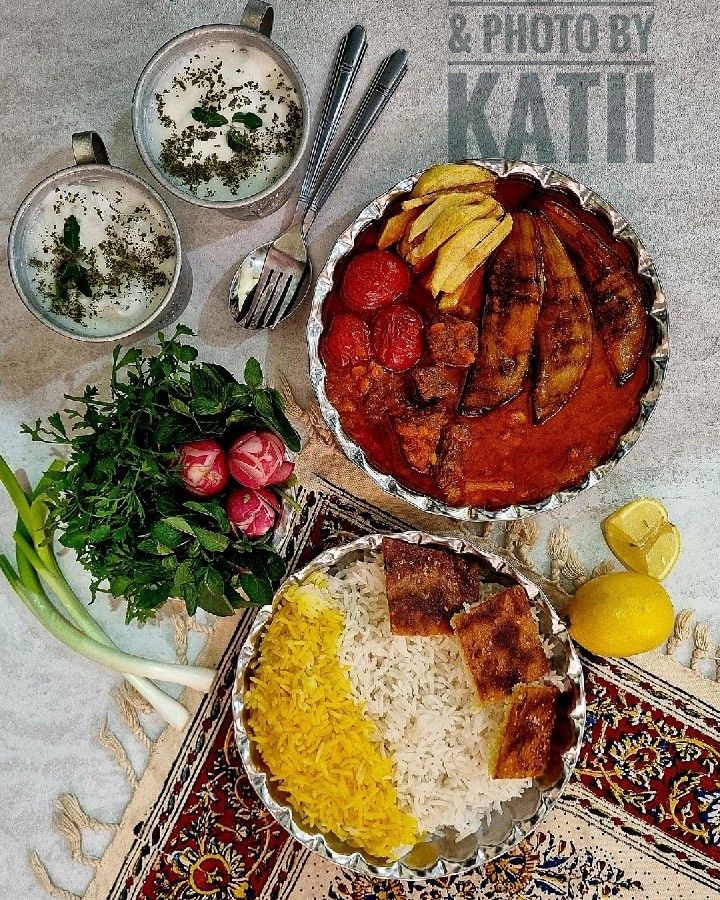 عکس خورشت قیمه بادمجون