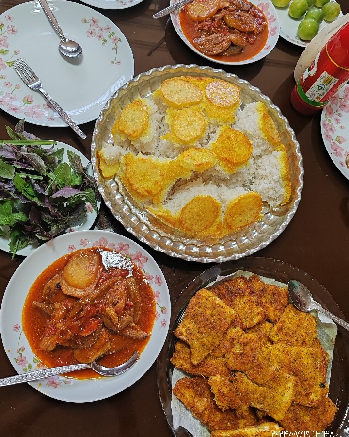 ماهی قزل... خورش بادمجان