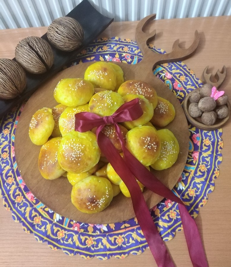 عکس کلوچه گردویی