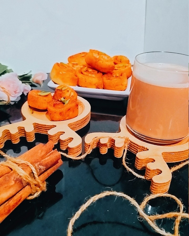 عکس رول دارچینی