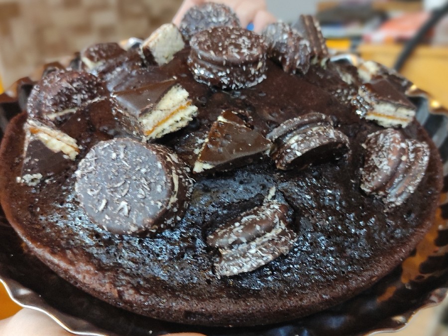 عکس کیک شکلاتی