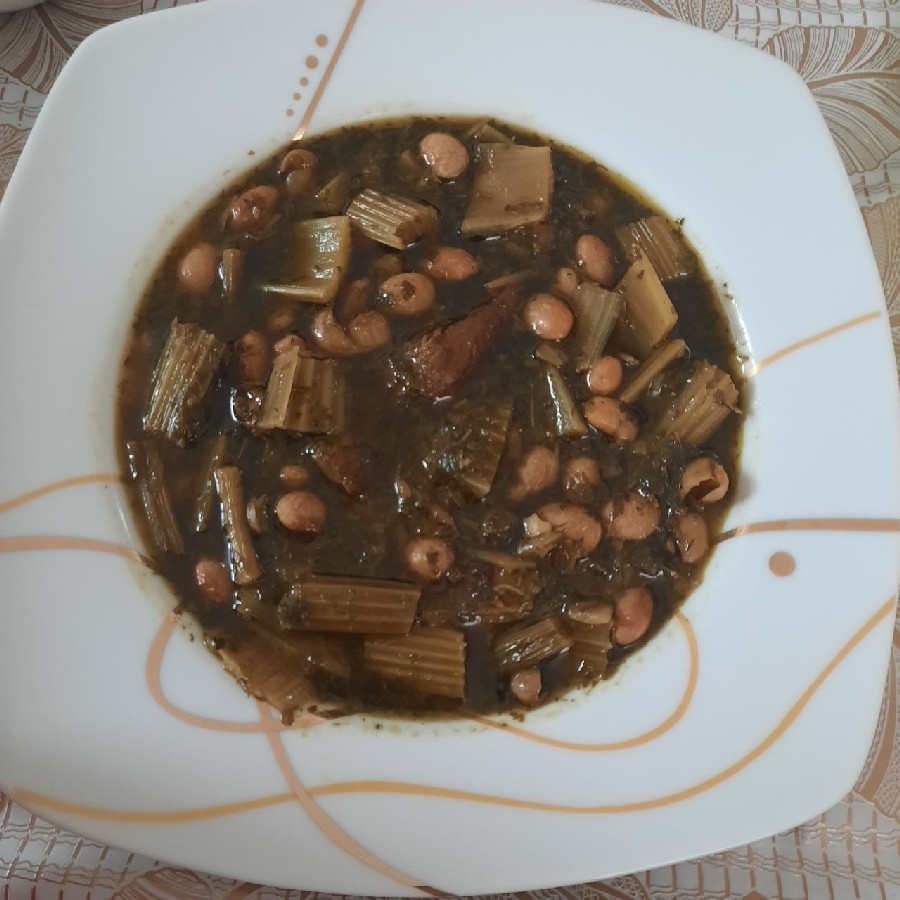 عکس خورش کرفس . Celery stew