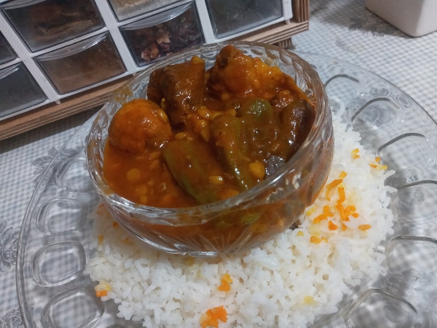 عکس خورشت بامیه