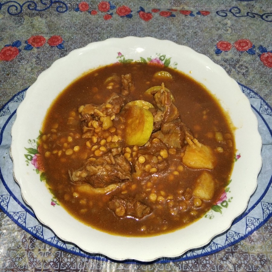 عکس خورش قیمه کدو