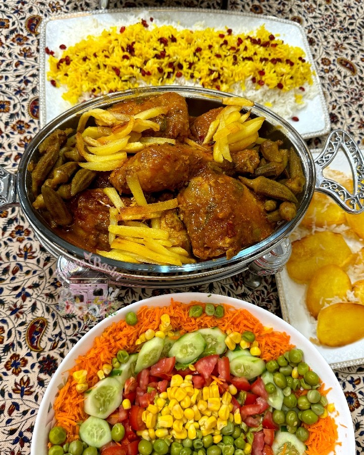 عکس خوراک مرغ مجلسی