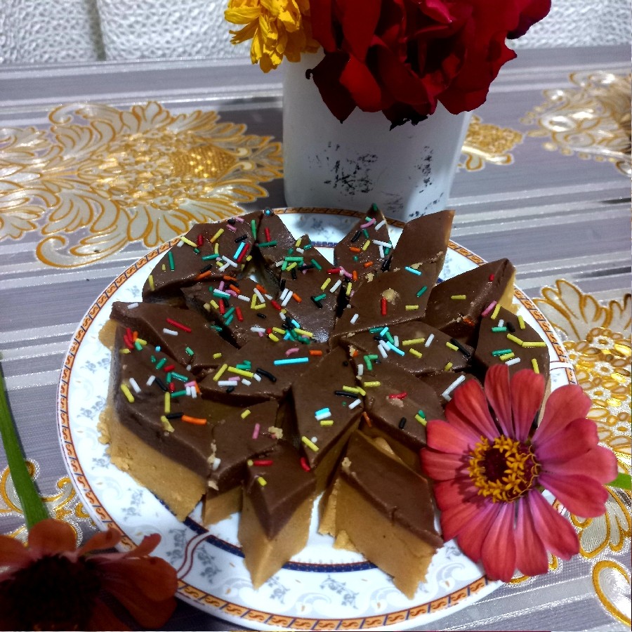 عکس حلوای دورنگ