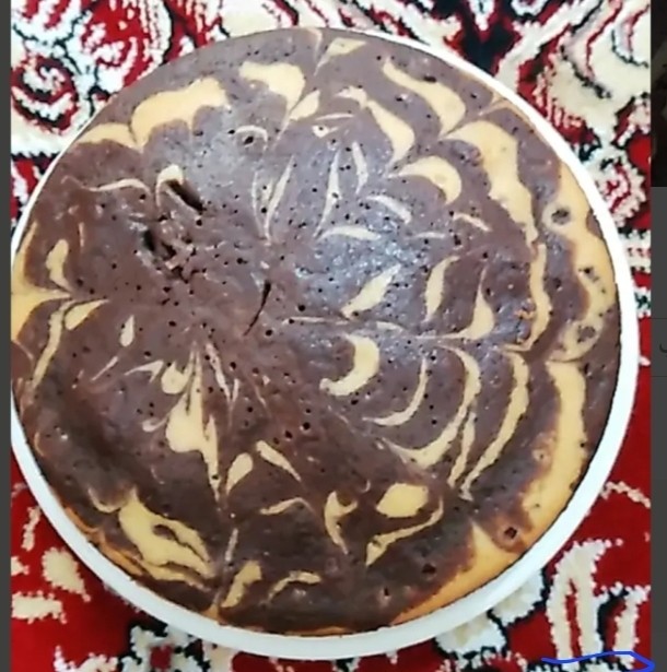 عکس کیک زبرا