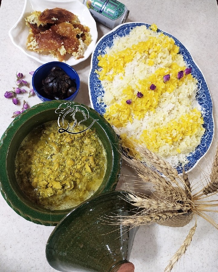 عکس غذای خوشمزه ی گیلانی در گمج...
