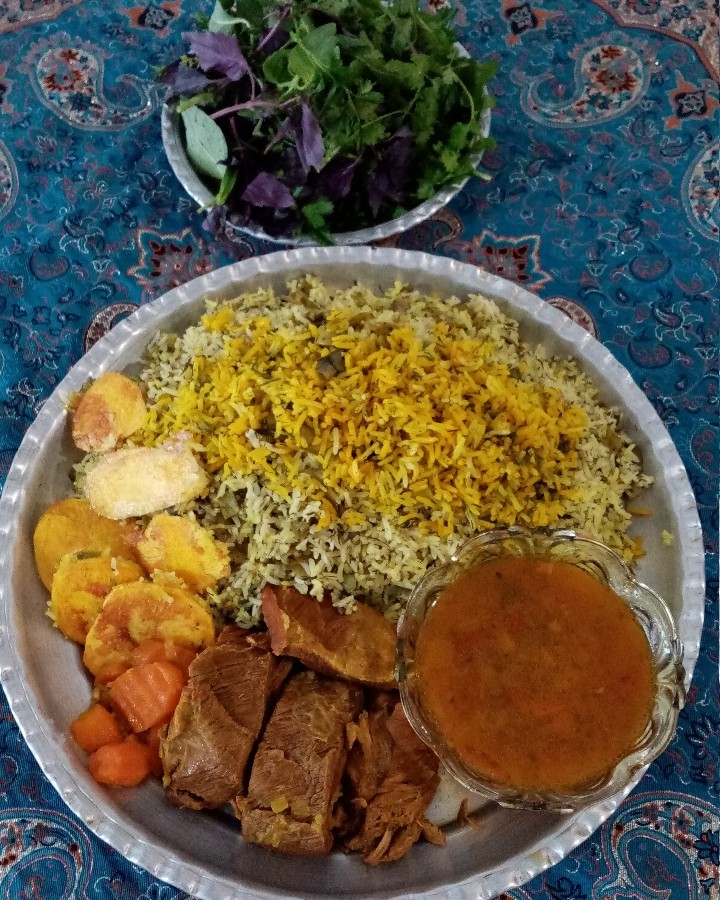 عکس چلو گوشت