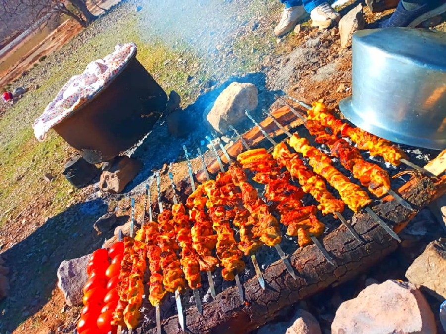 کباب در دل طبیعت