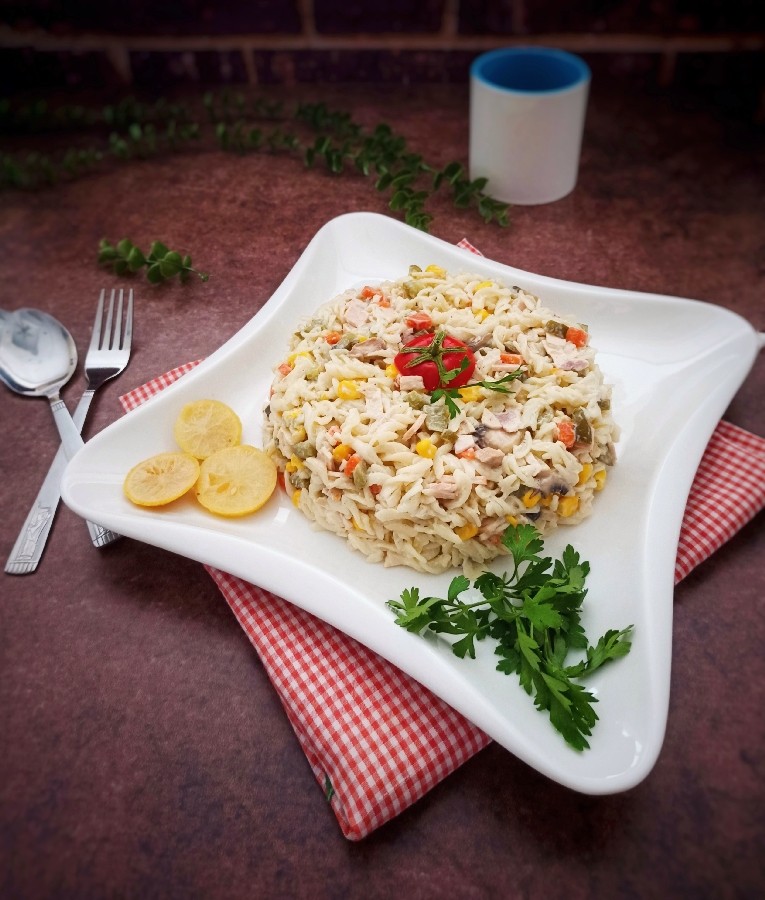 عکس سالاد ماکارونی
#قرار_رفقای_ناب
#مژگان_food
#سالاد