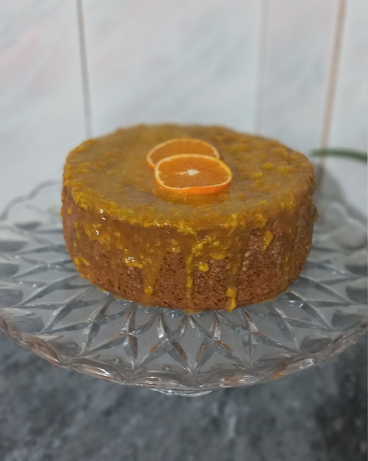عکس کیک پرتقالی