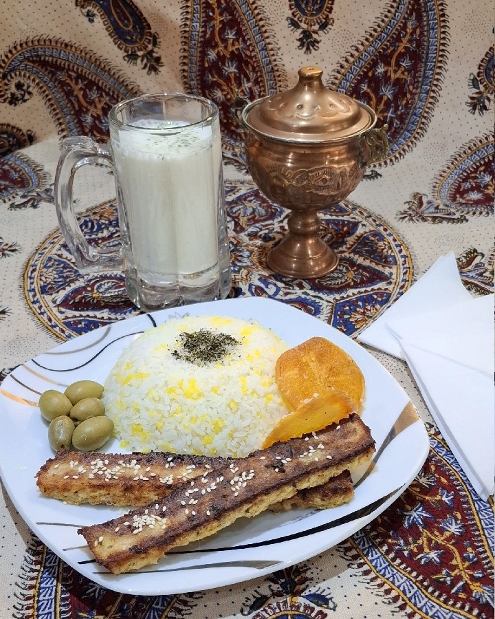 عکس کوبیده مرغ تابه ای