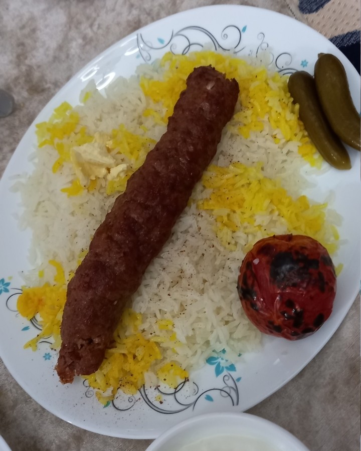 عکس چلو کوبیده خونگی