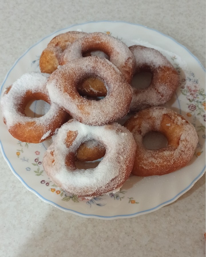 دونات باپودر قند