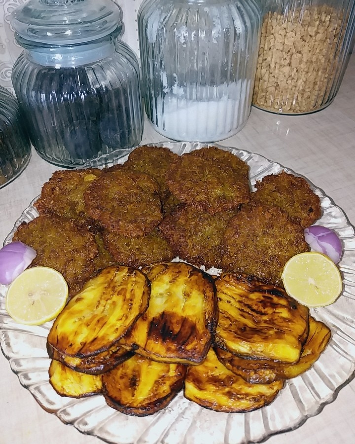 عکس کباب شامی ،بادمجون