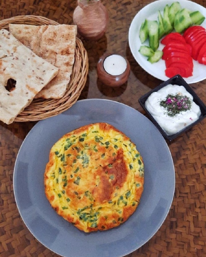 عکس خاگینه تره