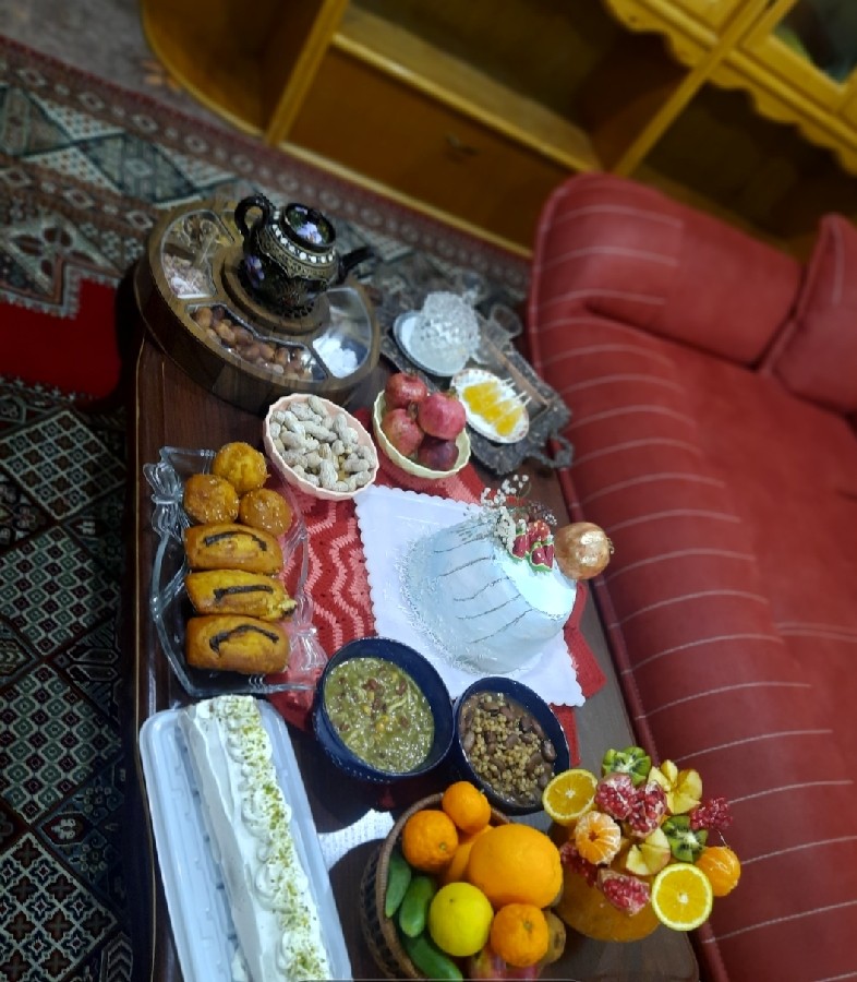 عکس سفره شب یلدا 