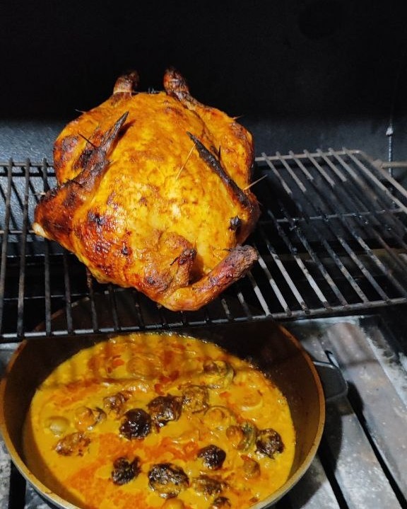 مرغ بریان با سس مخصوص 