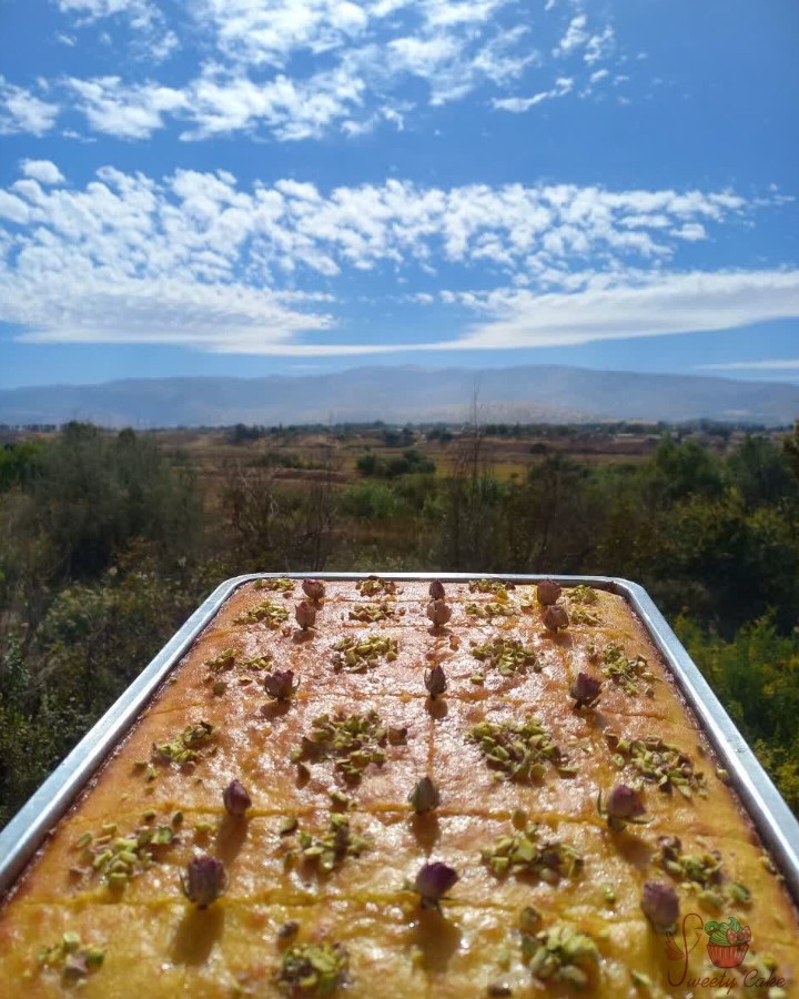 عکس سلام دوستای عزیزم وقتتون بخیر 
کیک باقلوا 
کیک شربتی