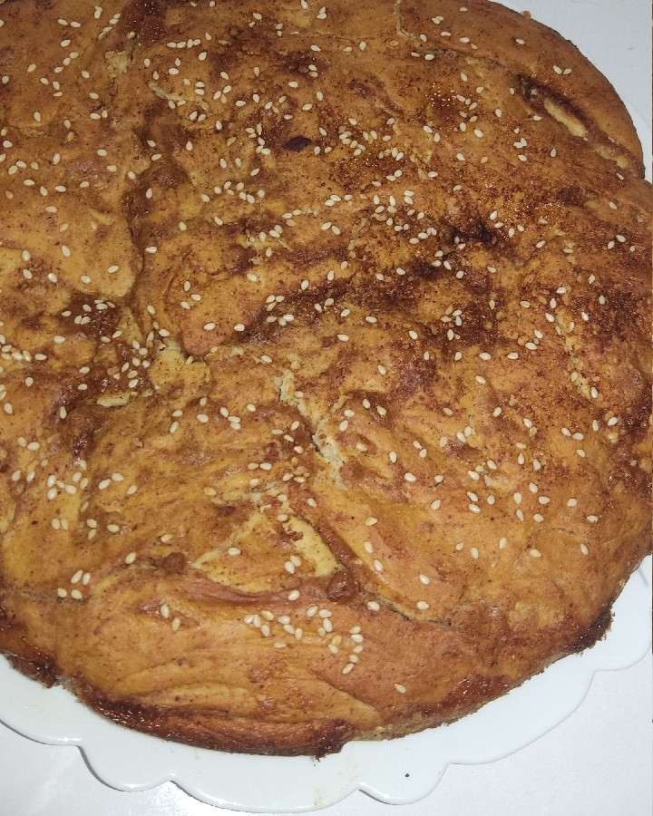 عکس شیرمال دارچینی