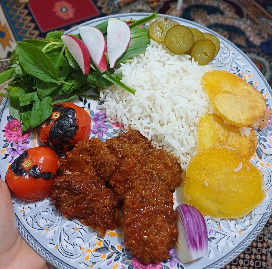 عکس کباب تابه ای