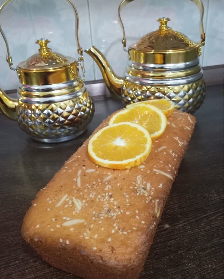 عکس کیک پرتقال(دستور کاربر مه یاس)