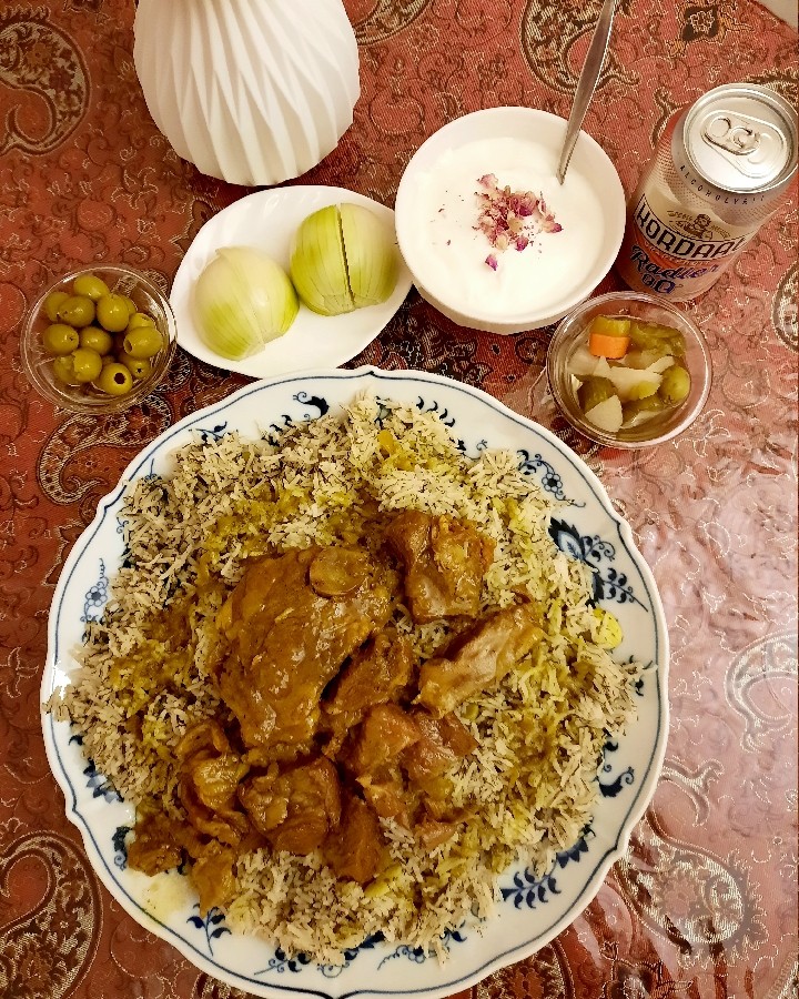 عکس شوید پلوگوشت 
