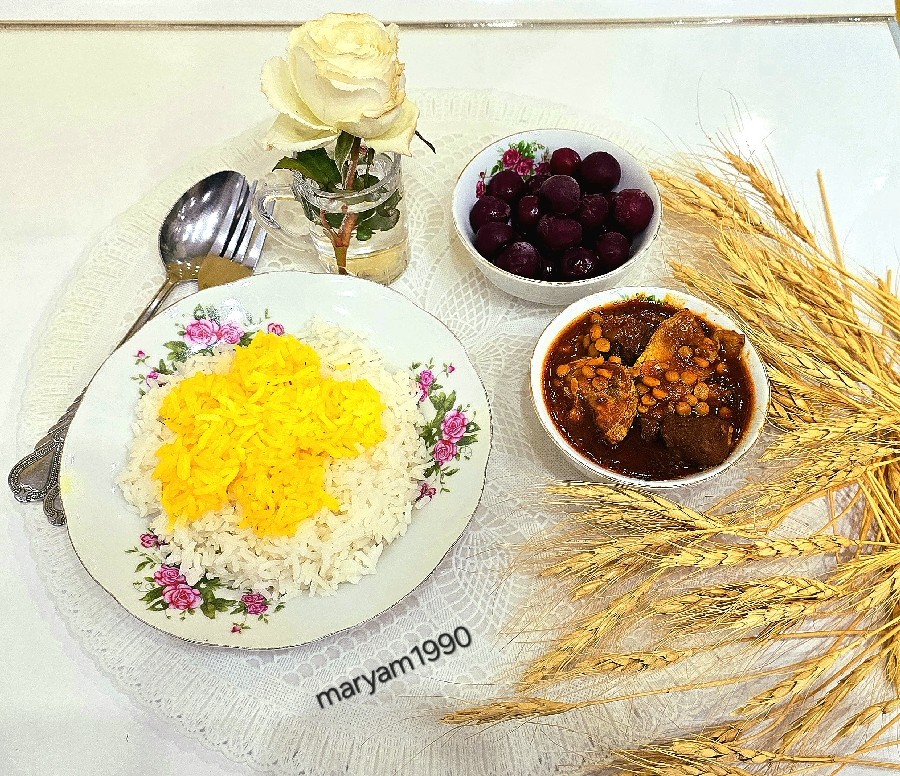 عکس خورش قیمه کدو