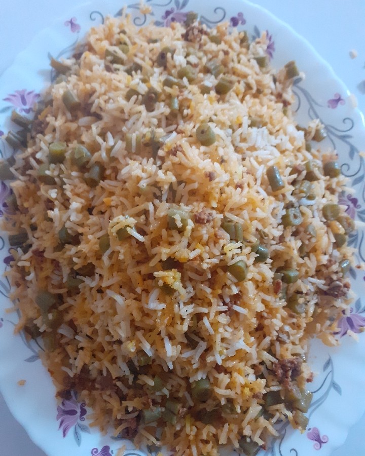 عکس # لوبیا‌ پلو‌ 