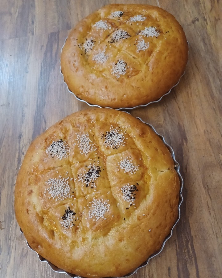 عکس نان شیرمال خانگی