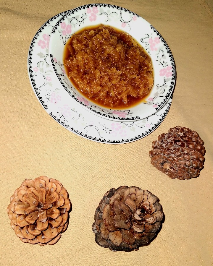 عکس مربای به با شیره انگور