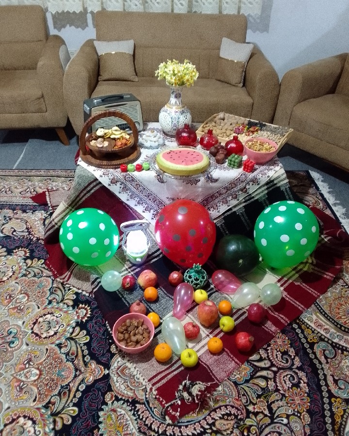 عکس سفره شب یلدا