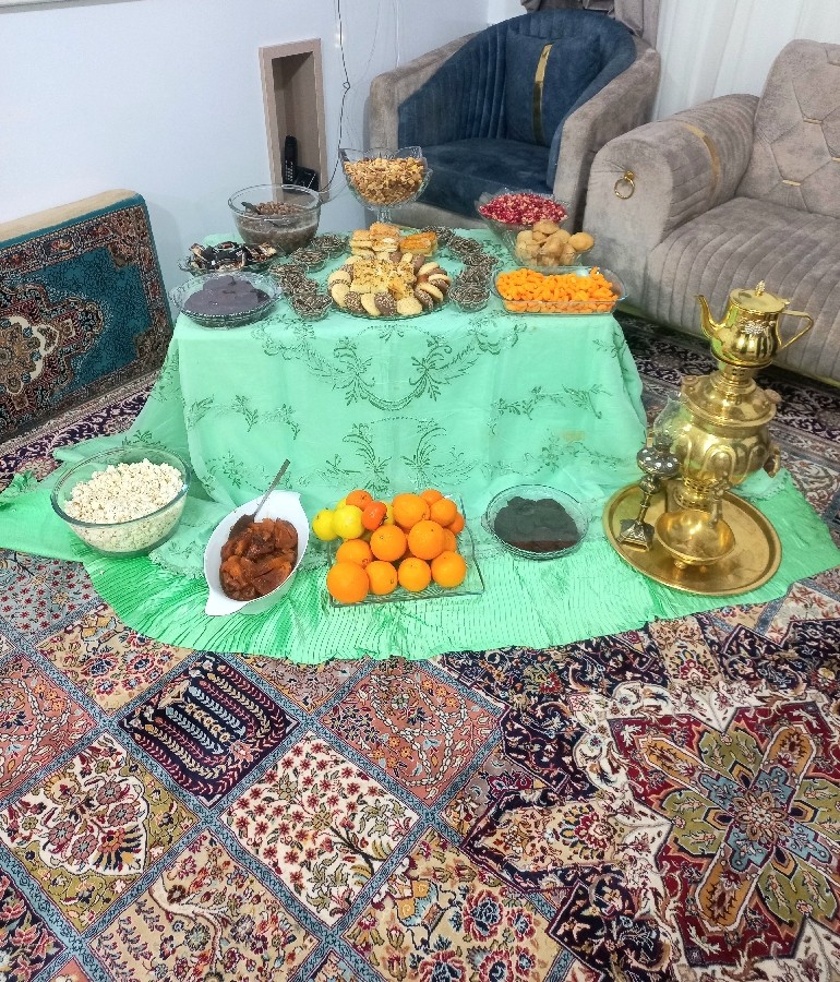 عکس سفره شب یلدا