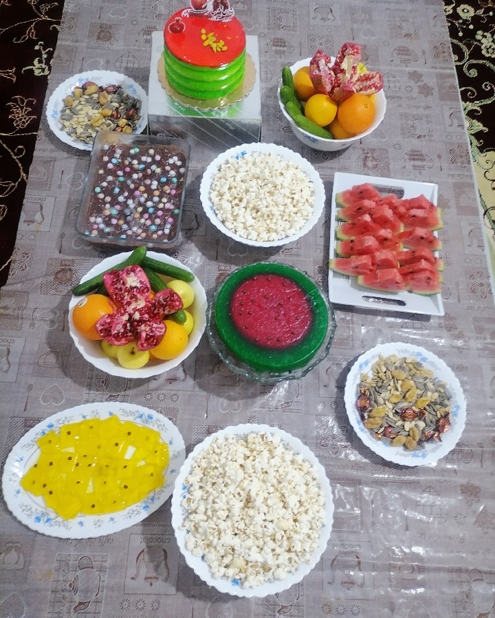 عکس سفره شب یلدا