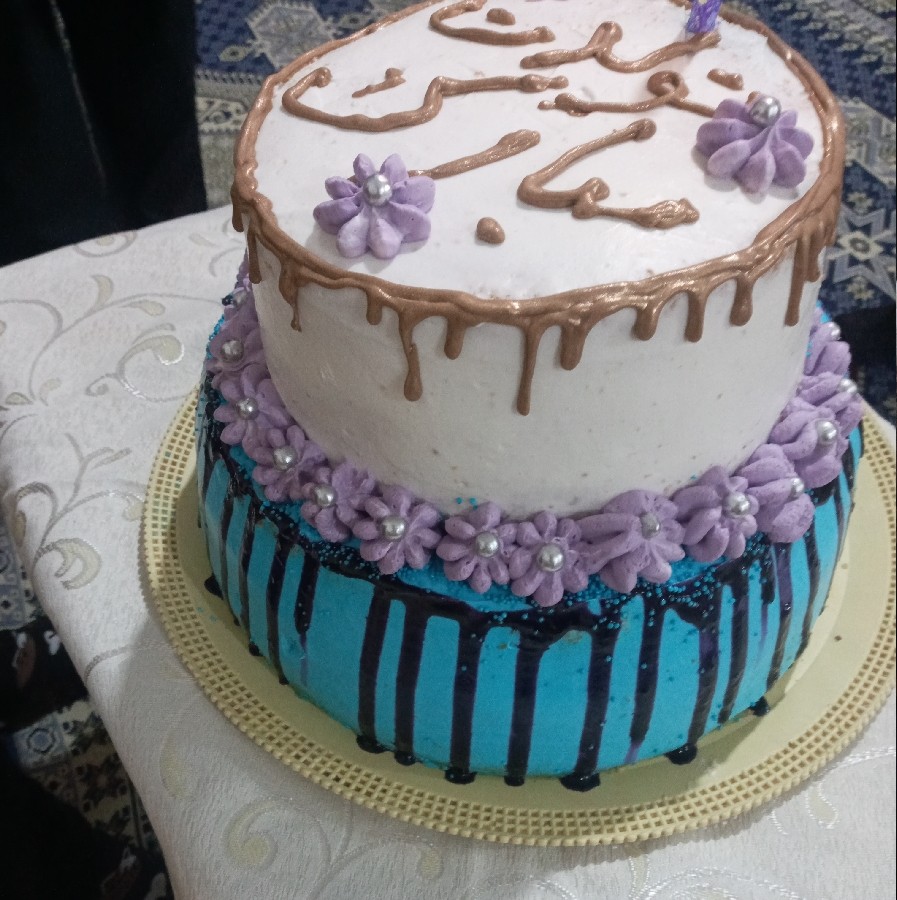 عکس کیک تولد خواهر قشنگم
