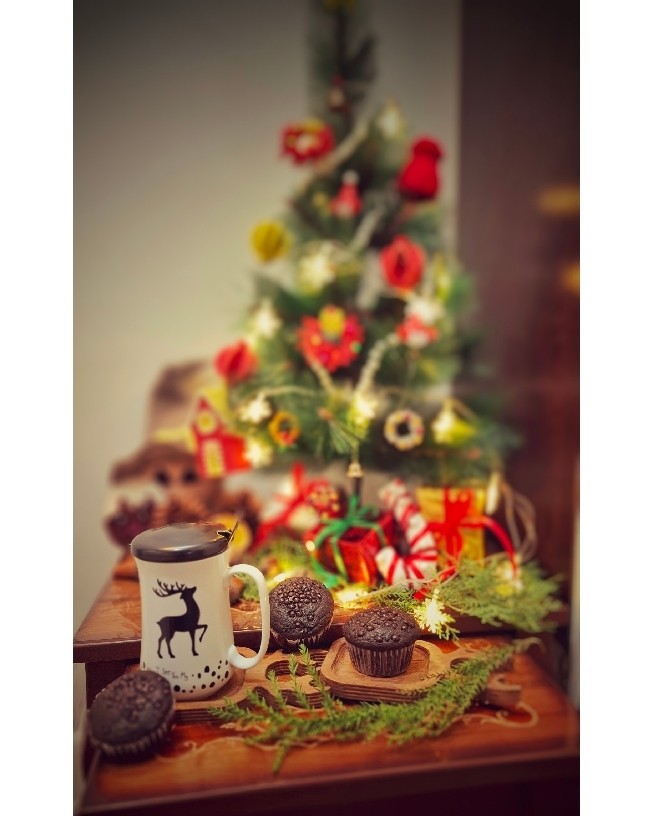 کاپ کیک شکلاتی 
