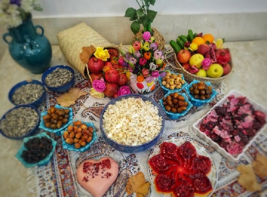 عکس سفره شب یلدا 