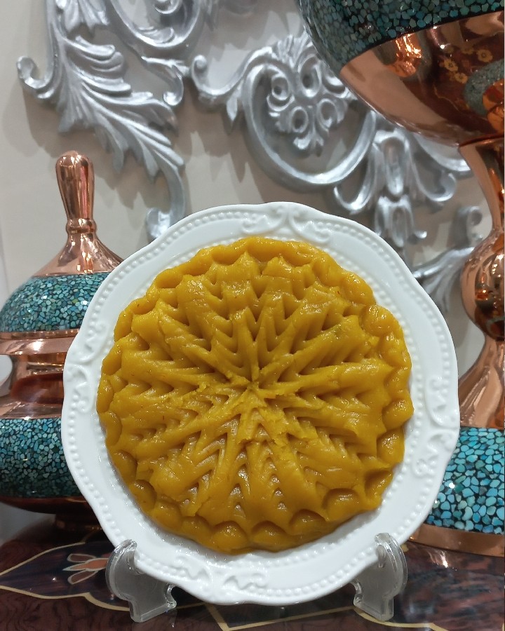 عکس حلوای زعفرانی تبریز